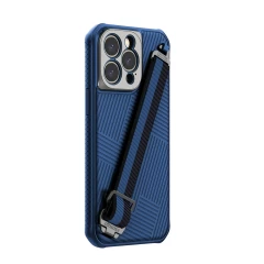 Apple iPhone 14 Pro Max чехол синий Nillkin Strap Magnetic