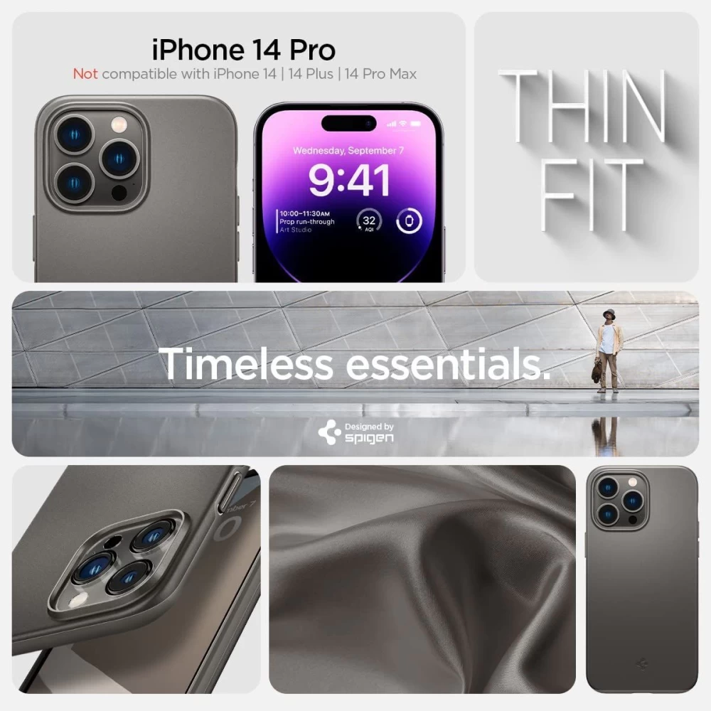 Apple iPhone 14 Pro vāciņš  SPIGEN THIN FIT