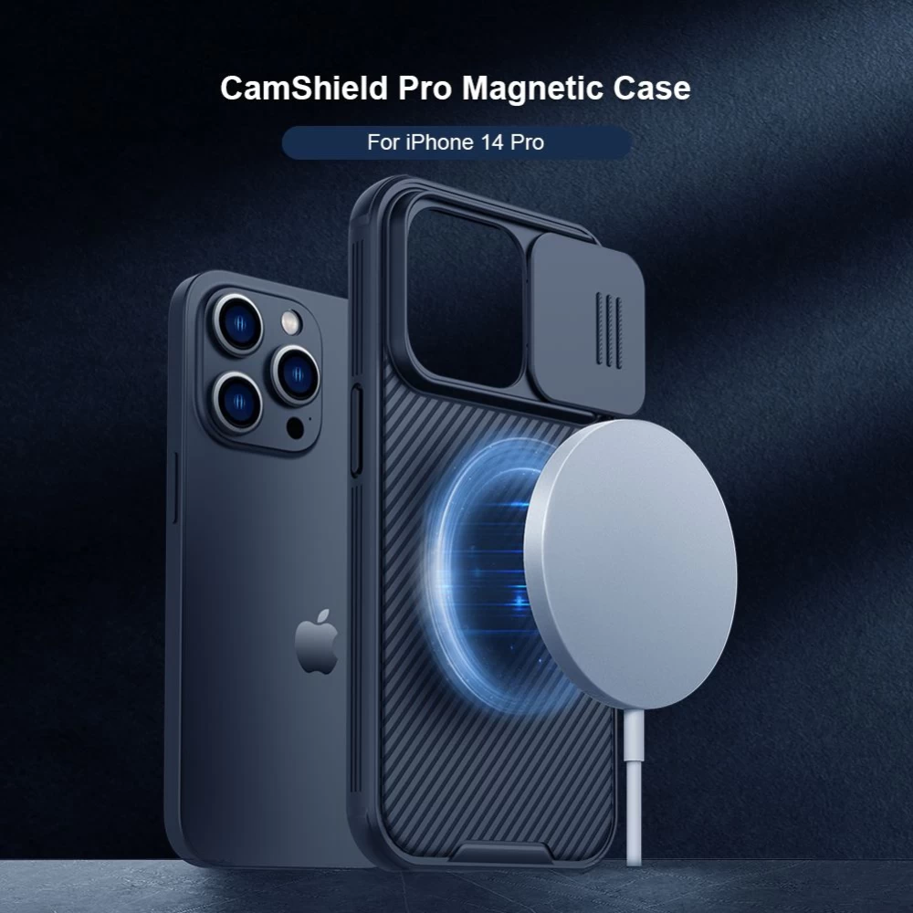 Apple iPhone 14 Pro vāciņš  Nillkin CamShield Magnetic
