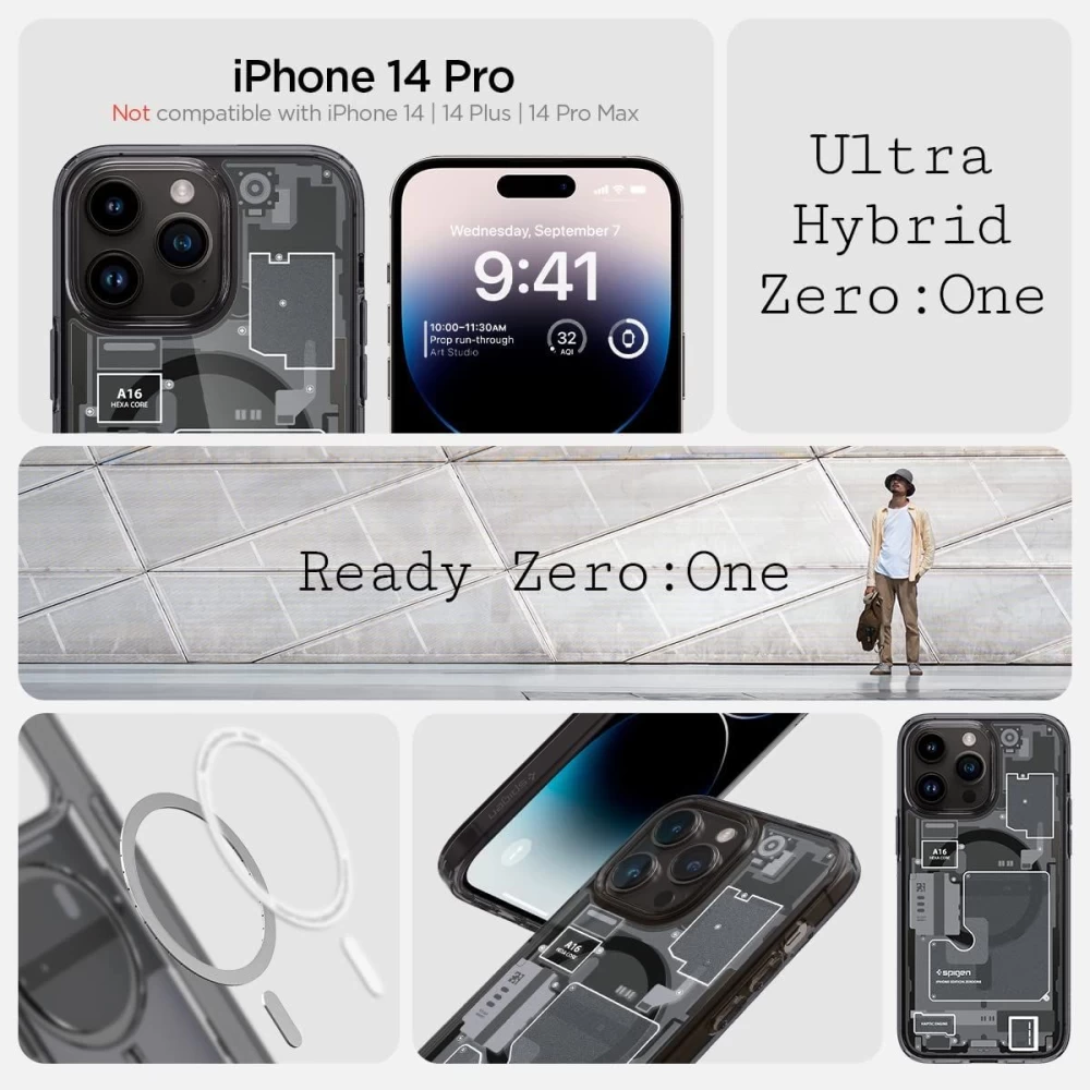 Apple iPhone 14 Pro case  SPIGEN ULTRA HYBRID MAG MAGSAFE