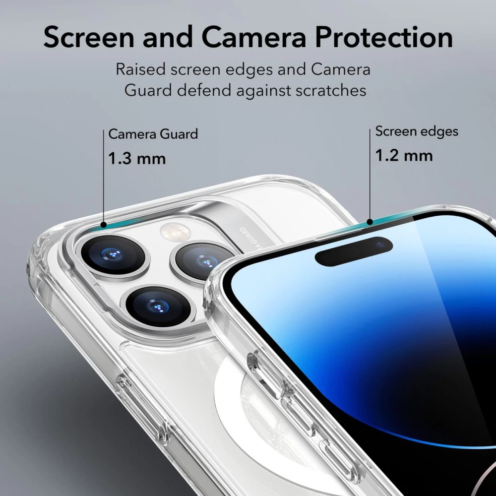 Apple iPhone 14 Pro case transparent ESR CLASSIC KICKSTAND HALOLOCK MAGSAFE