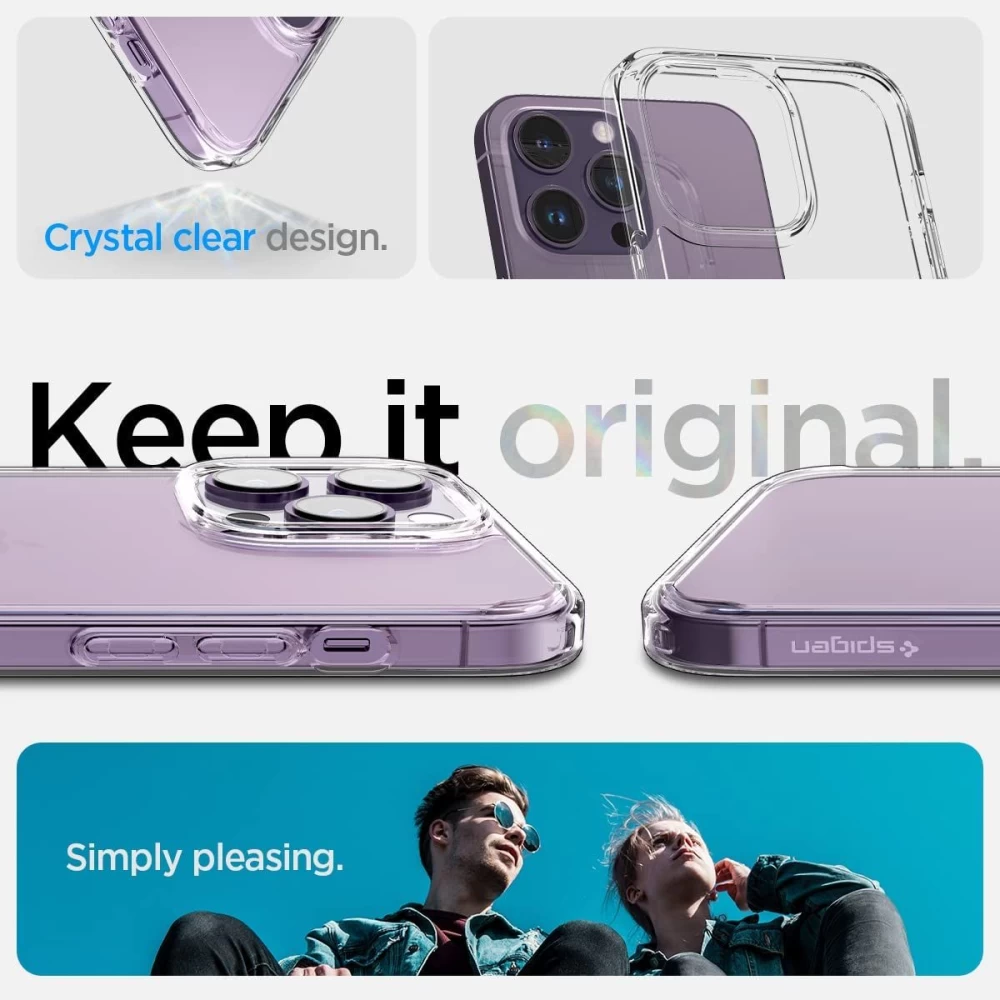 Apple iPhone 14 Pro skal transparent SPIGEN QUARTZ HYBRID