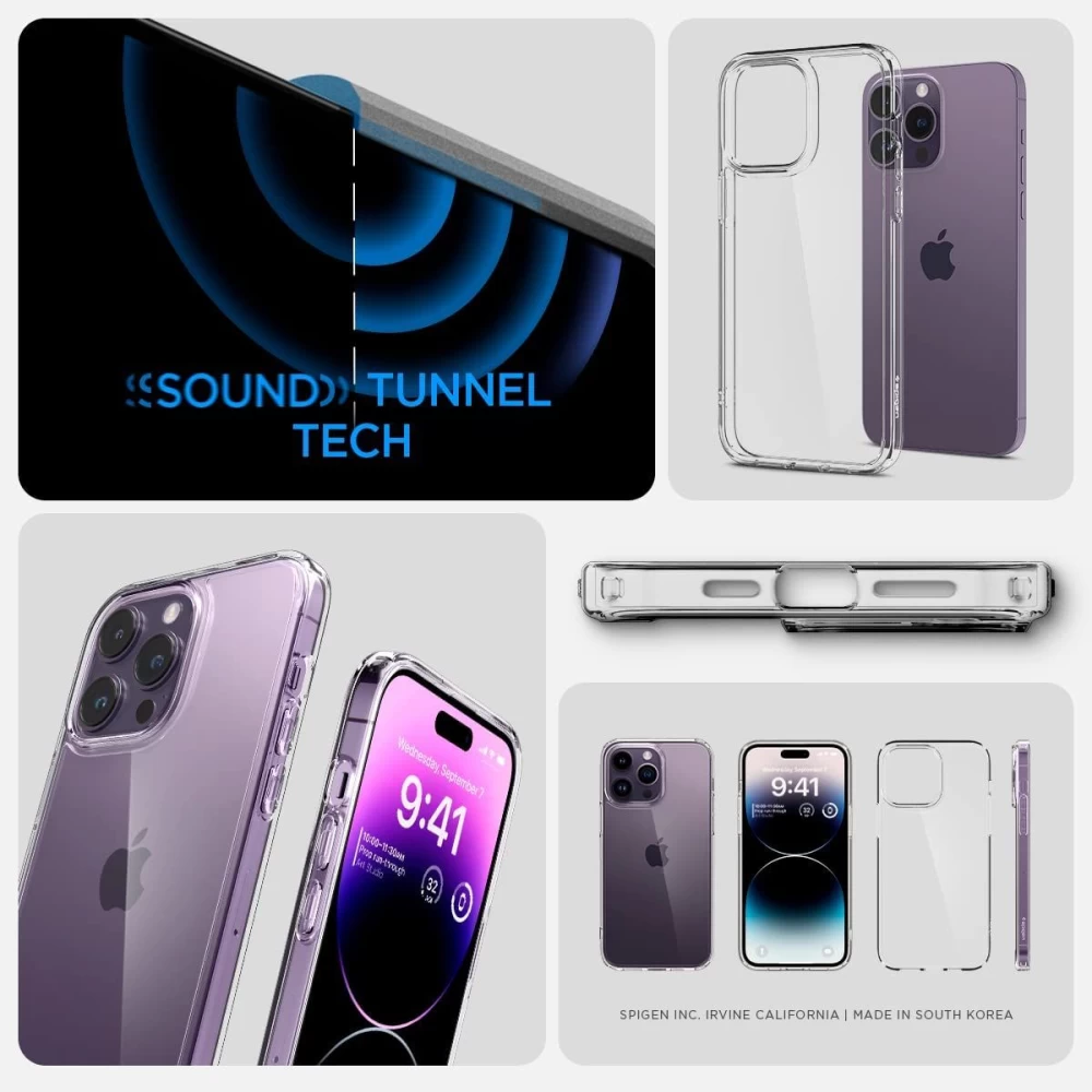 Apple iPhone 14 Pro skal transparent SPIGEN QUARTZ HYBRID