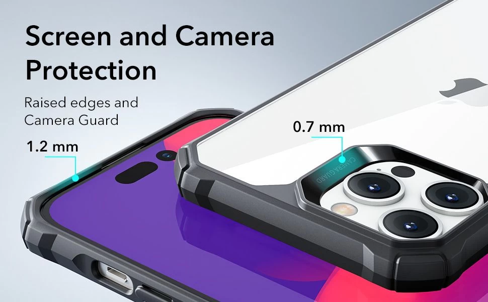 Apple iPhone 14 Pro vāciņš caurspīdīgs pelēks ESR AIR ARMOR