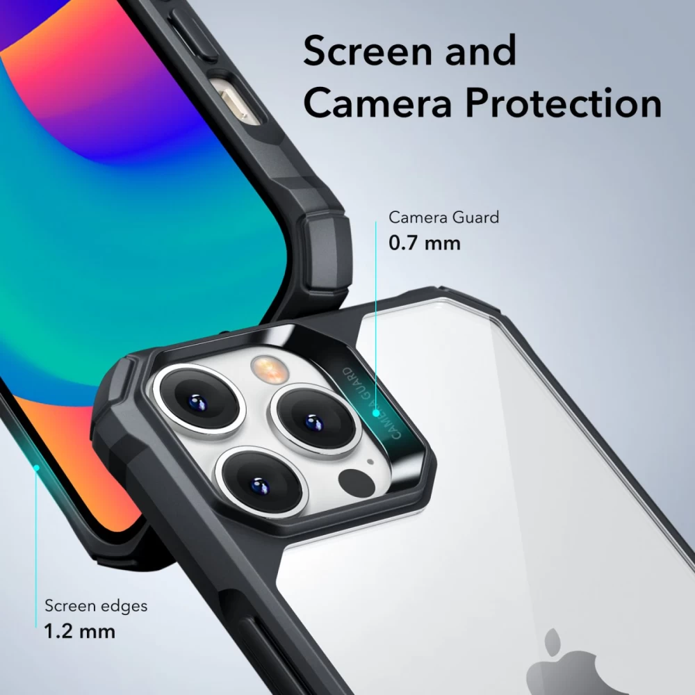 Apple iPhone 14 Pro vāciņš caurspīdīgs pelēks ESR AIR ARMOR
