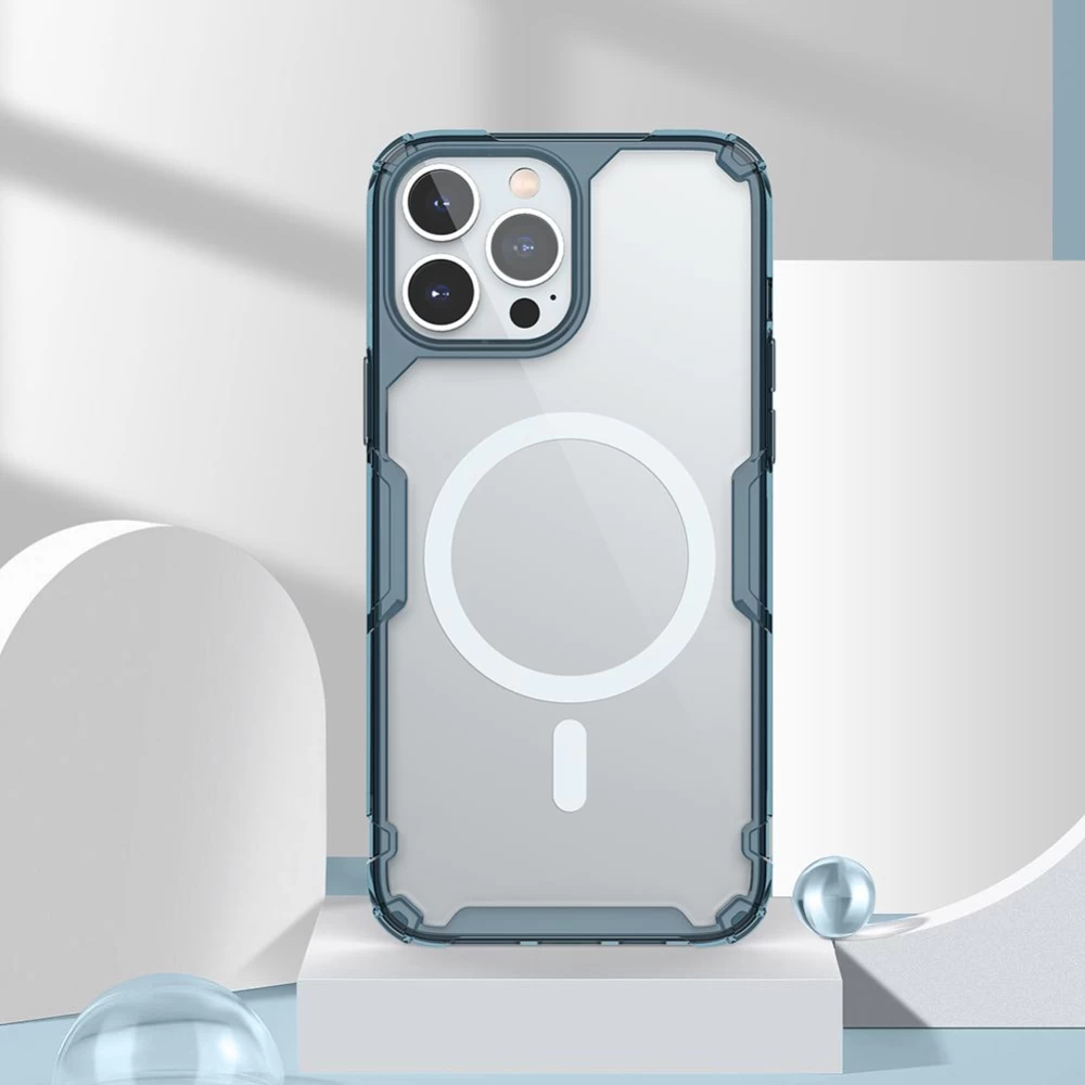Apple iPhone 14 Pro skal genomskinlig rosa Nillkin TPU Magnetic
