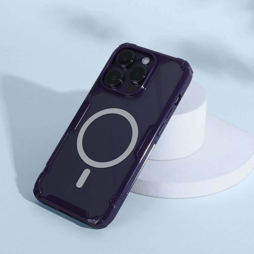 Apple iPhone 14 Pro skal genomskinlig rosa Nillkin TPU Magnetic