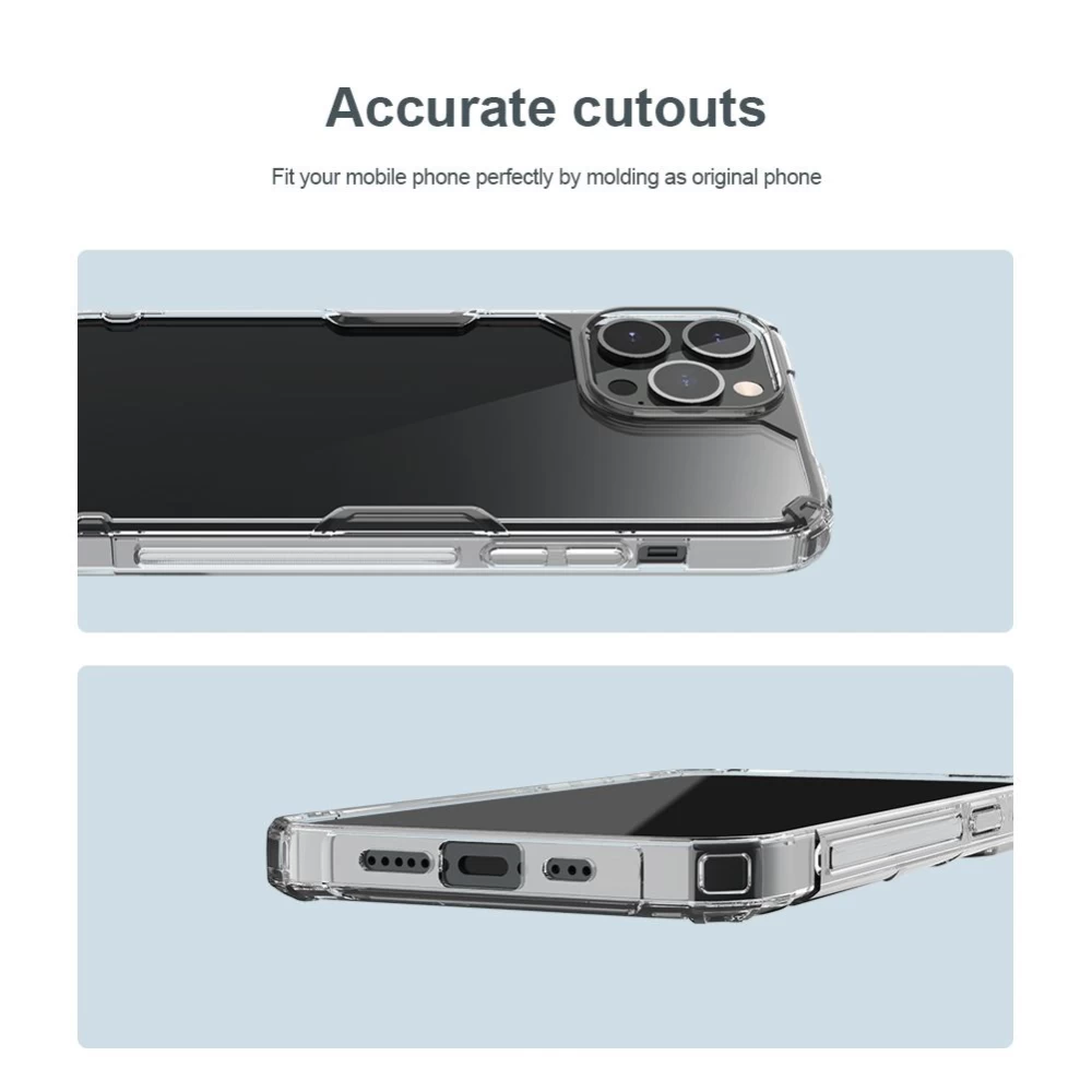 Apple iPhone 14 Pro skal genomskinlig blå Nillkin TPU