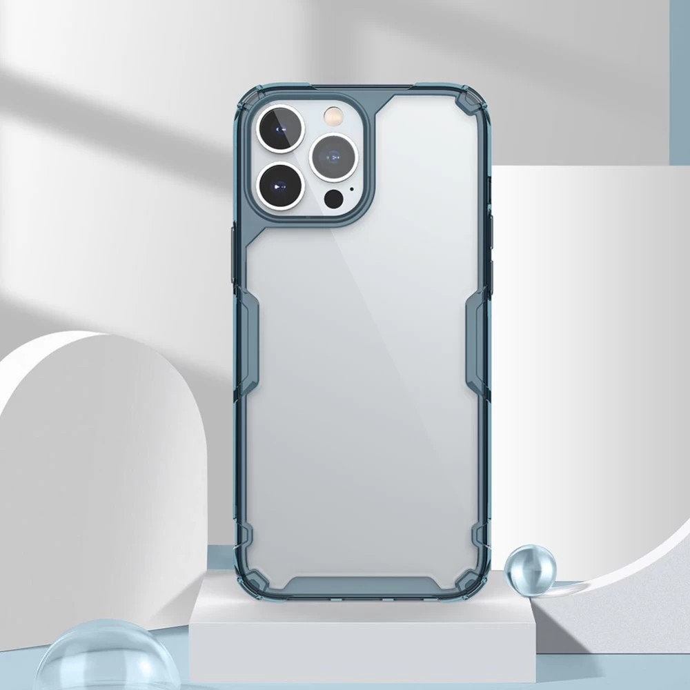 Apple iPhone 14 Pro skal genomskinlig blå Nillkin TPU