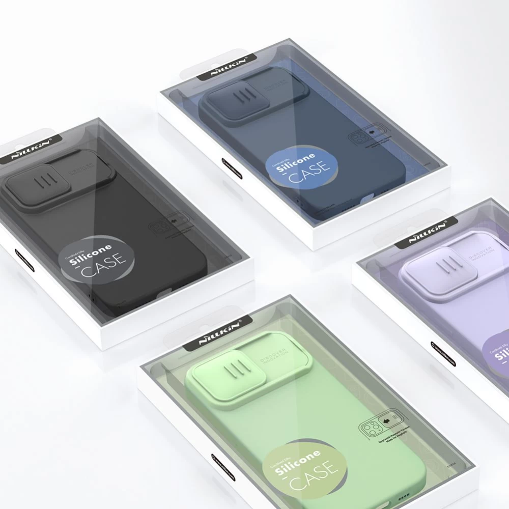 Apple iPhone 14 Pro vāciņš krāsains Nillkin CamShield Silky Silicon
