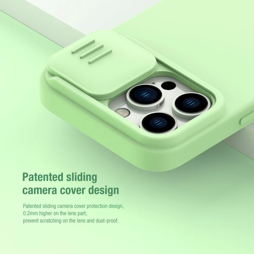 Apple iPhone 14 Pro skal  Nillkin CamShield Silky Magnetic Silicon