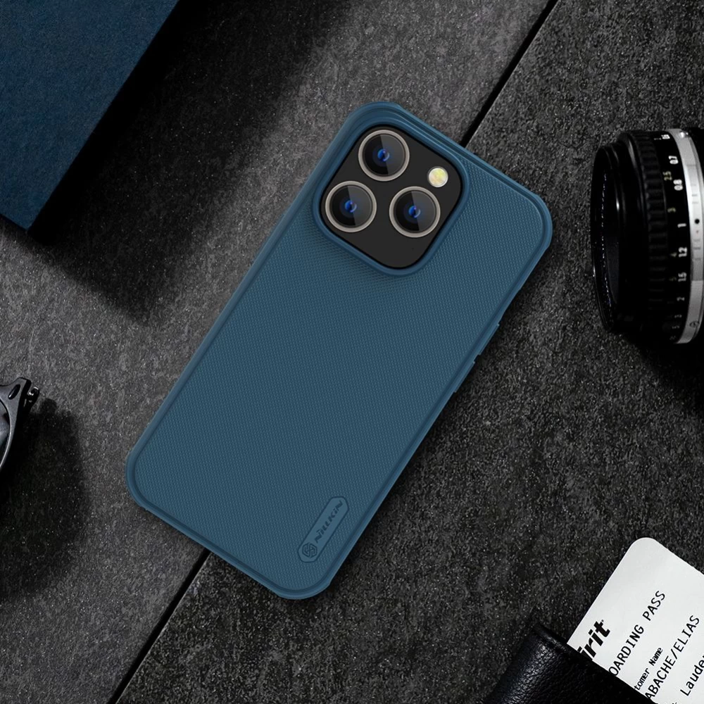 Apple iPhone 14 Pro skal svart Nillkin Super Frosted Shield