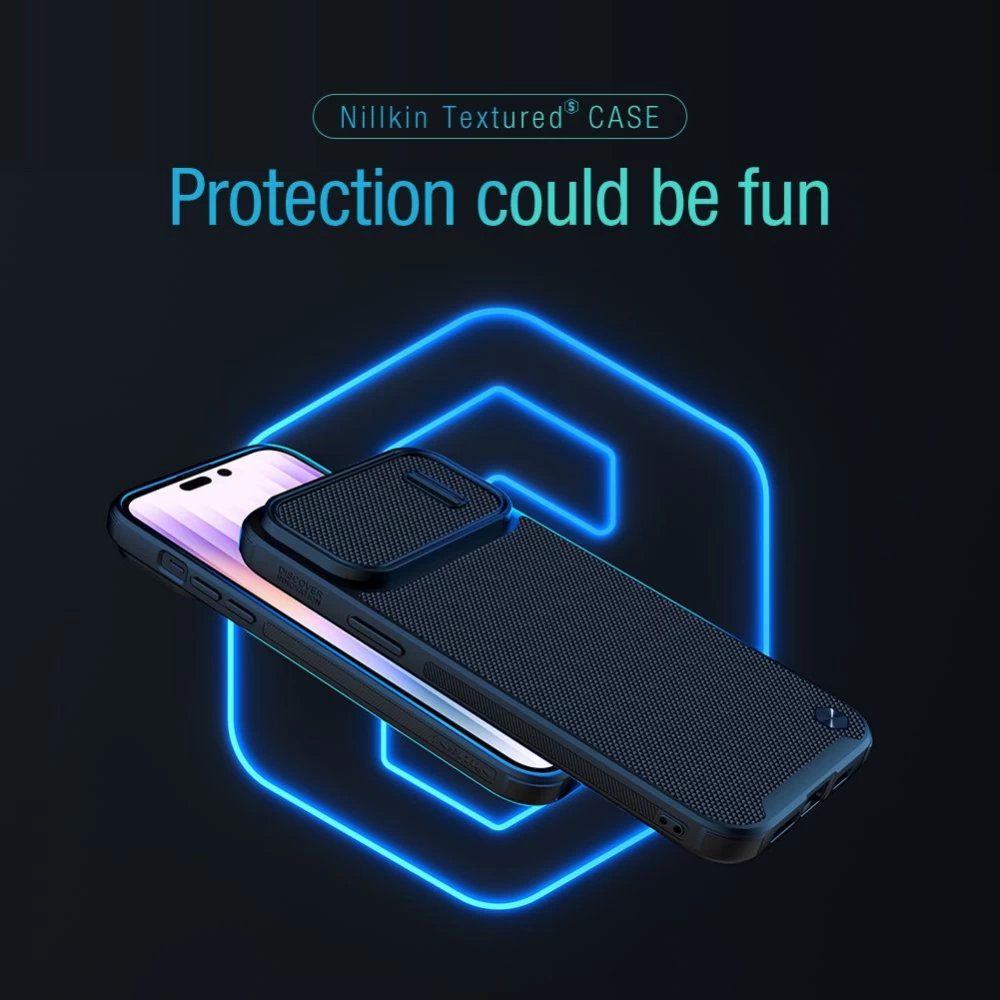 Apple iPhone 14 Pro vāciņš melns Nillkin Textured  S