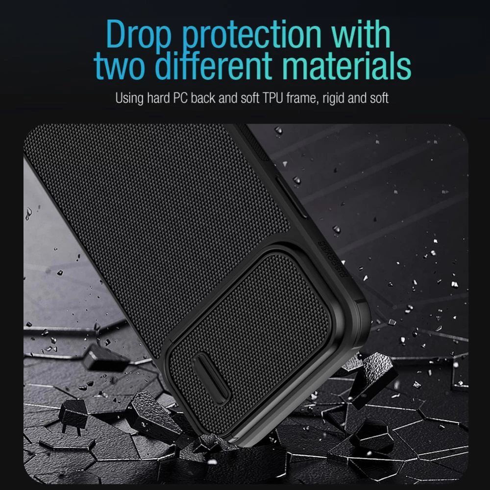 Apple iPhone 14 Pro vāciņš melns Nillkin Textured  S