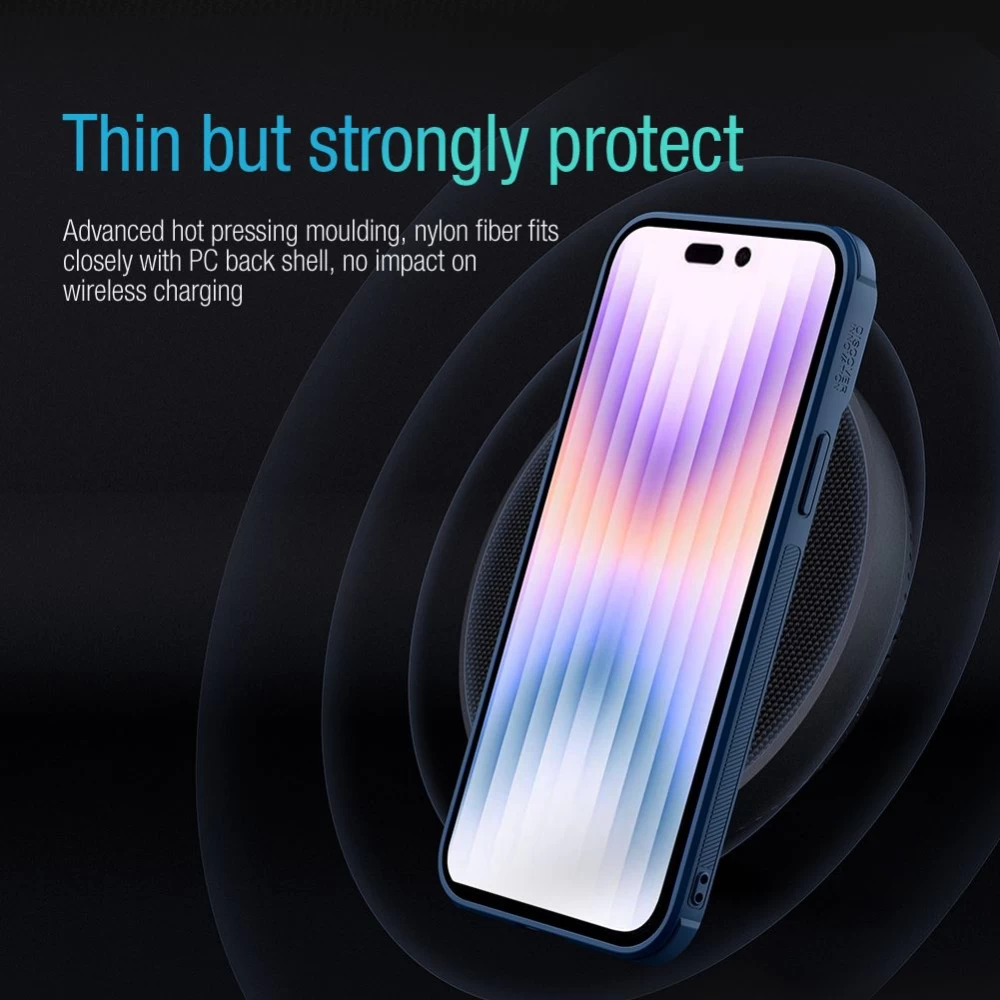 Apple iPhone 14 Pro vāciņš melns Nillkin Textured  S