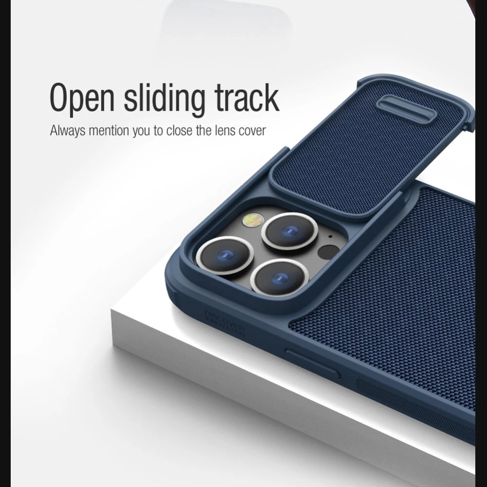 Apple iPhone 14 Pro vāciņš melns Nillkin Textured  S