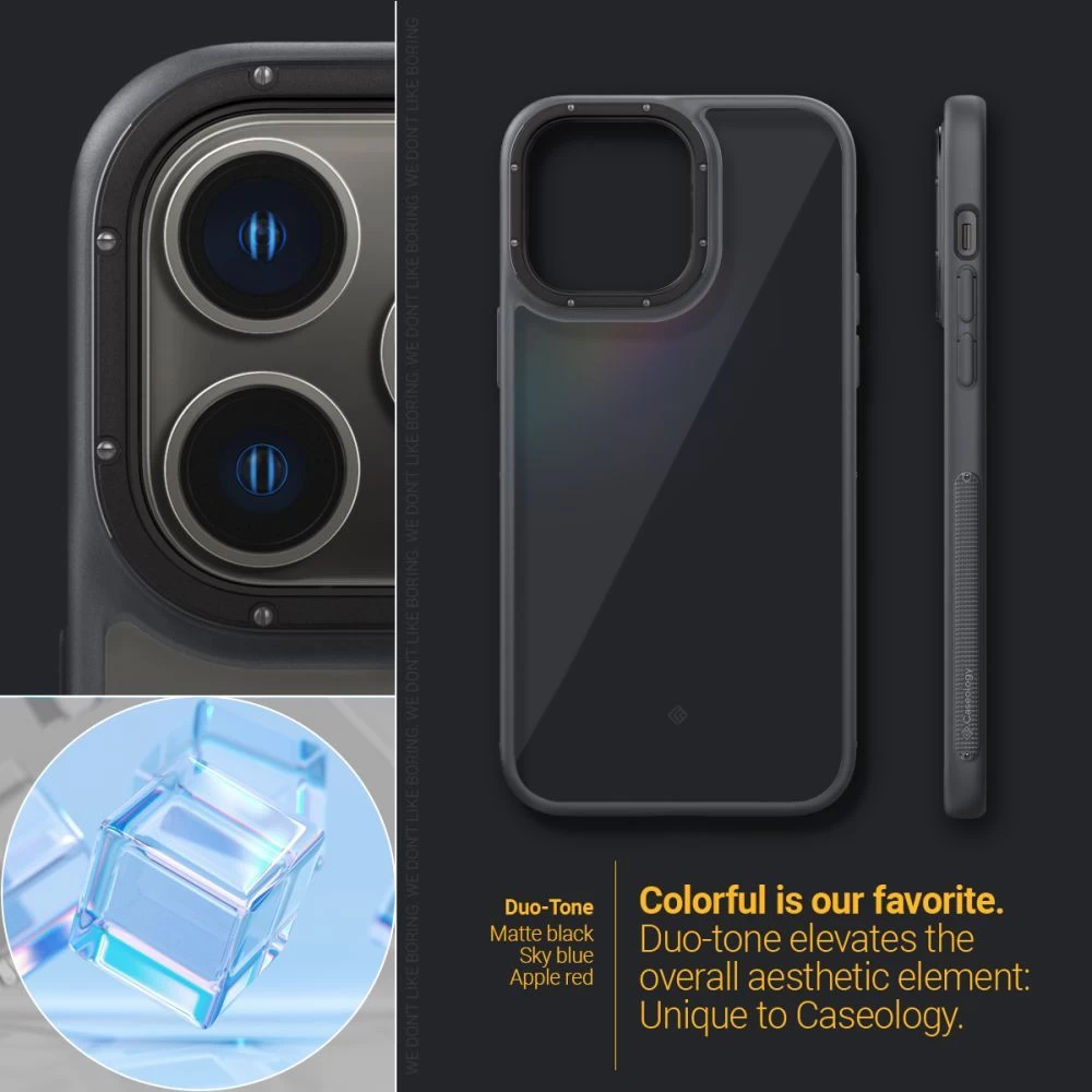 Apple iPhone 14 Pro skal svart CASEOLOGY SKYFALL