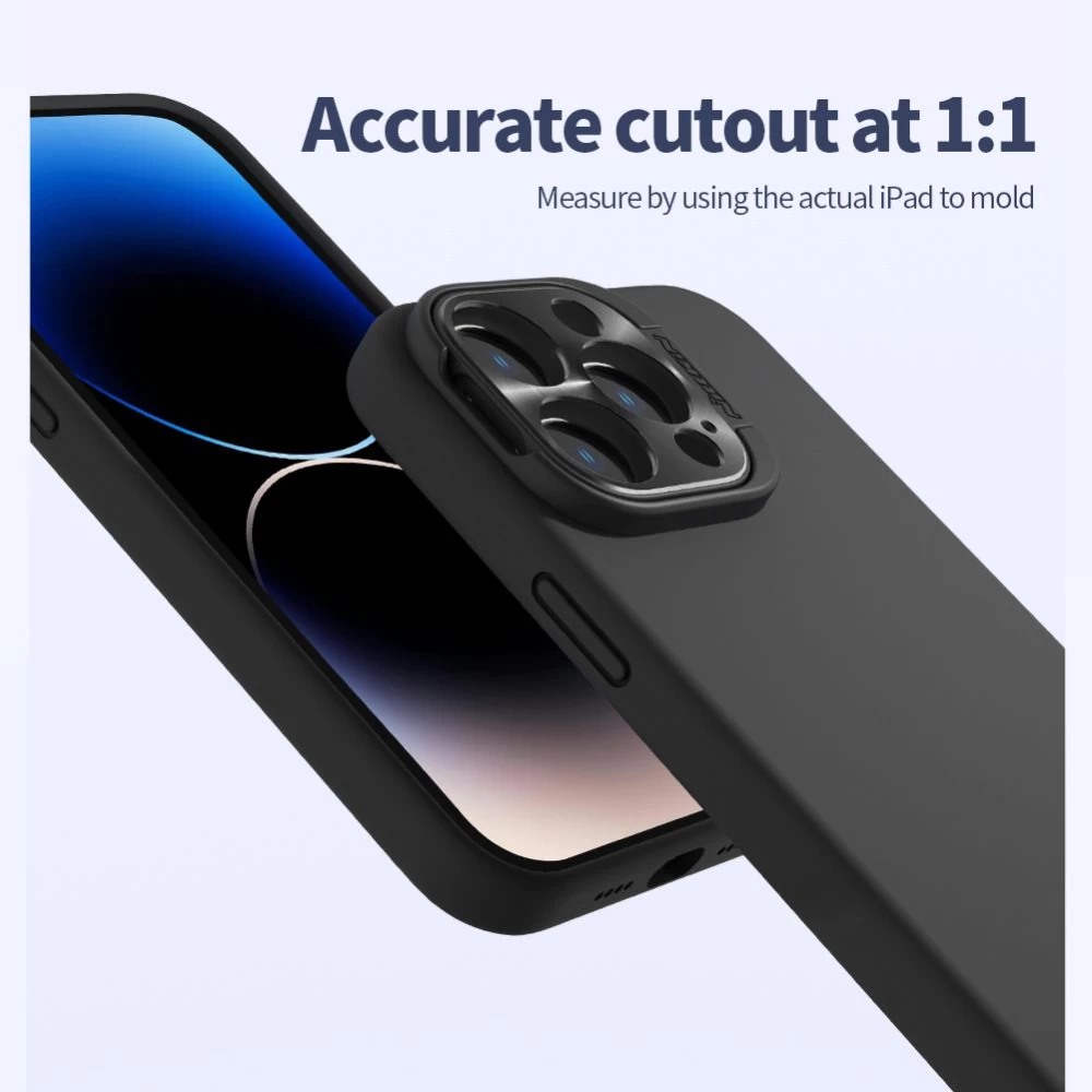 Apple iPhone 14 Pro skal svart NILLKIN LENSWING MAGNETIC