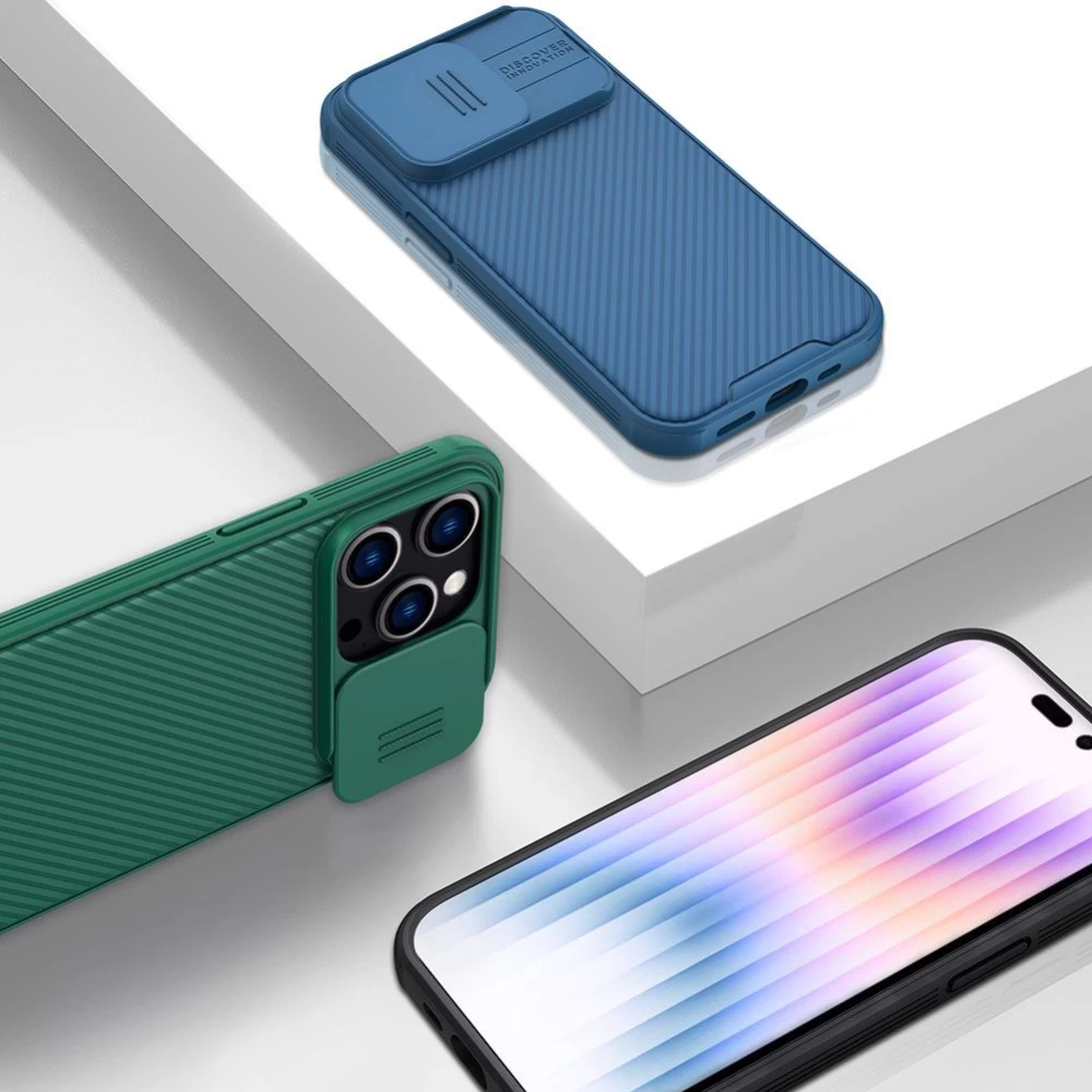 Apple iPhone 14 Pro case green Nillkin CamShield