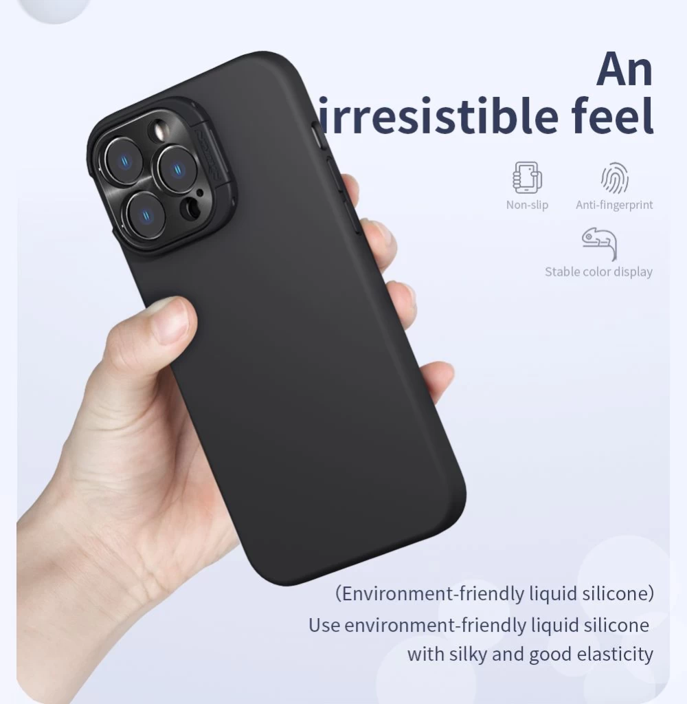 Apple iPhone 14 Pro skal grön NILLKIN LENSWING MAGNETIC