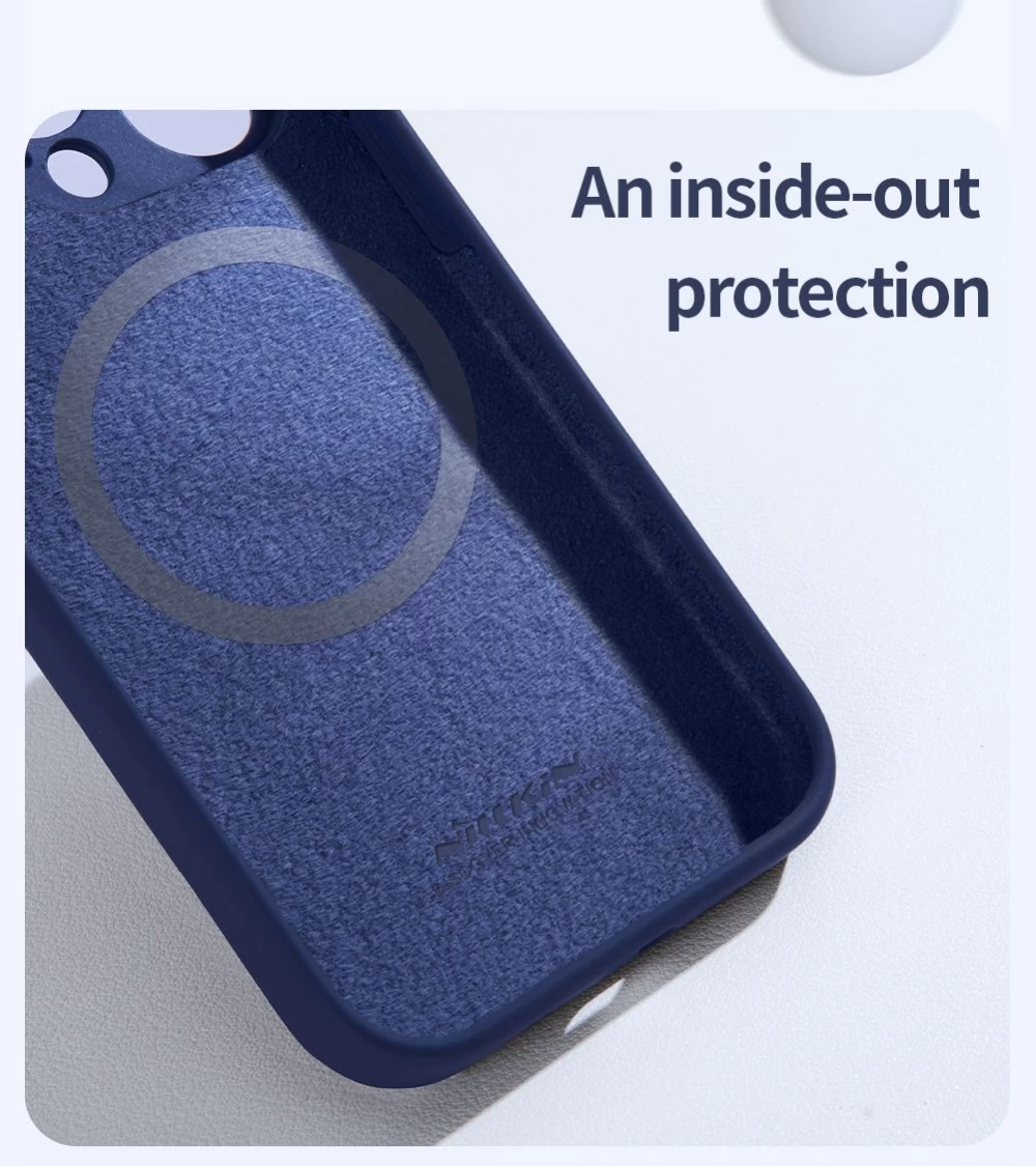 Apple iPhone 14 Pro skal grön NILLKIN LENSWING MAGNETIC