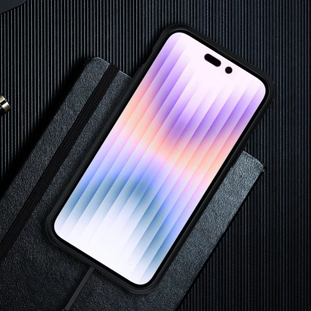 Apple iPhone 14 Pro skal blå Nillkin Super Frosted Shield Magnetic