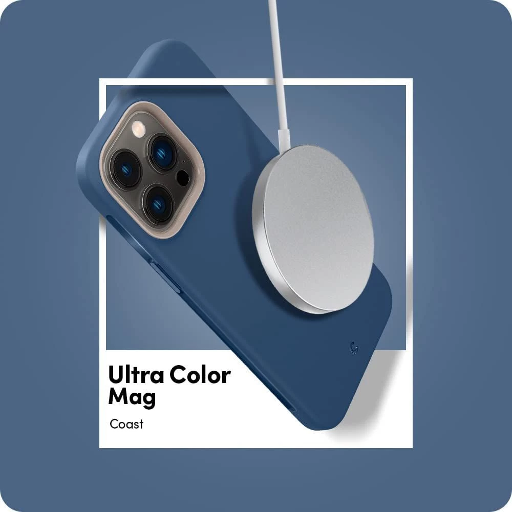 Apple iPhone 14 Pro skal blå SPIGEN CYRILL ULTRA Color Mag Magsafe