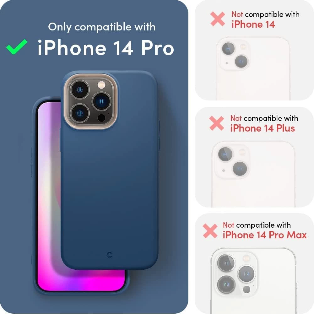 Apple iPhone 14 Pro skal blå SPIGEN CYRILL ULTRA Color Mag Magsafe