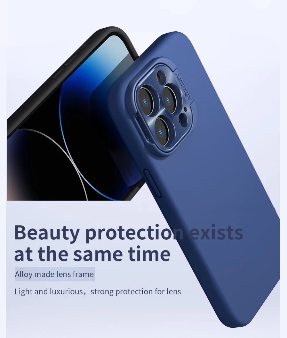 Apple iPhone 14 Pro vāciņš zils NILLKIN LENSWING MAGNETIC