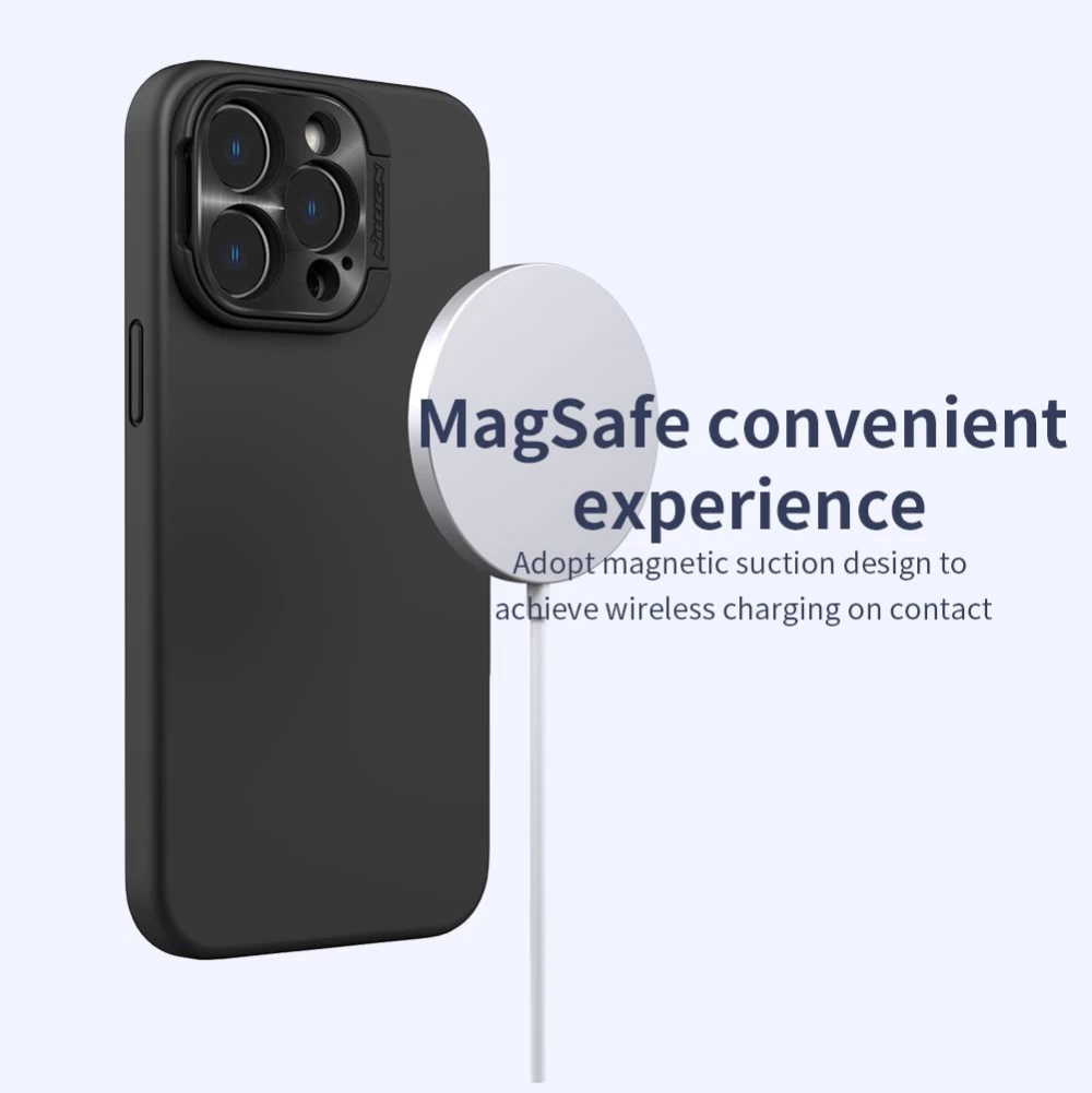 Apple iPhone 14 Pro vāciņš zils NILLKIN LENSWING MAGNETIC