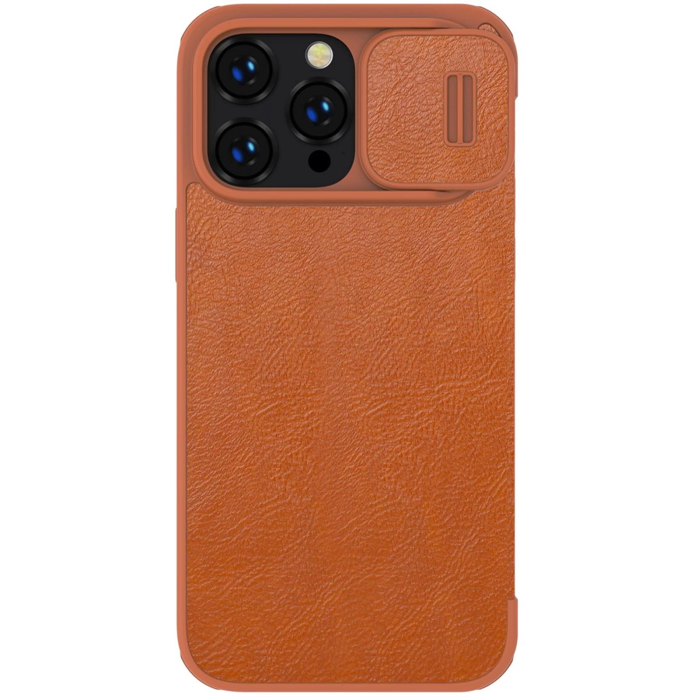 Apple iPhone 14 Pro чехол коричневый Nillkin Qin Leather