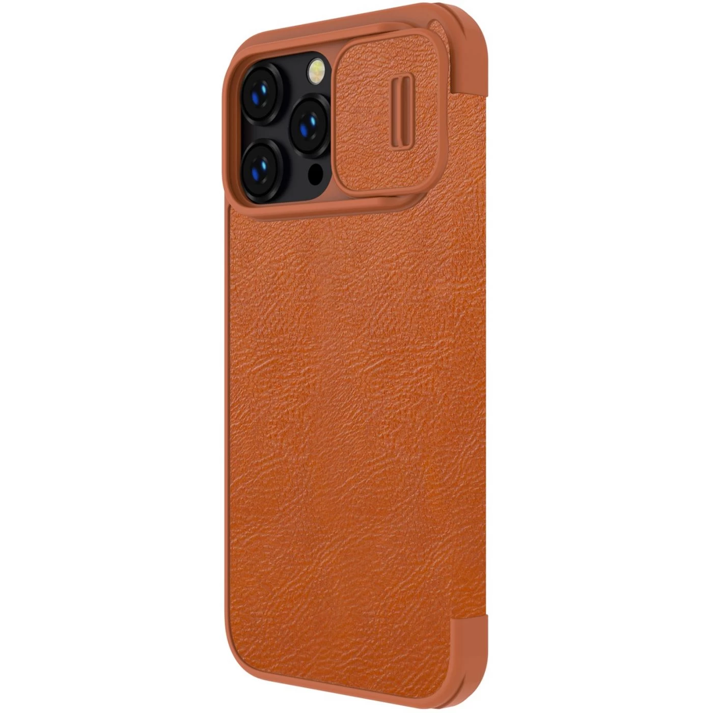 Apple iPhone 14 Pro чехол коричневый Nillkin Qin Leather