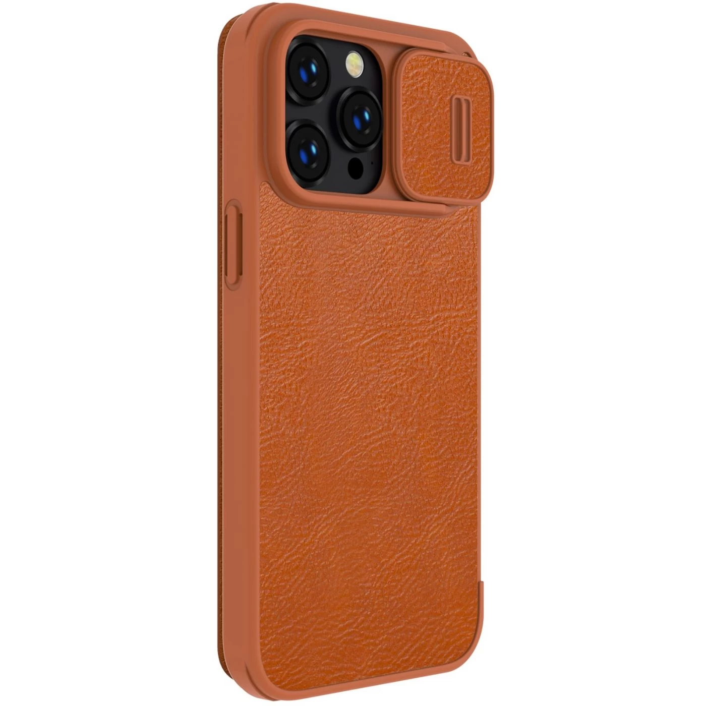 Apple iPhone 14 Pro чехол коричневый Nillkin Qin Leather