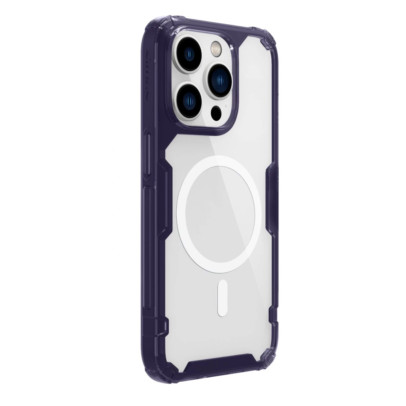 Apple iPhone 14 Pro skal genomskinlig rosa Nillkin TPU Magnetic