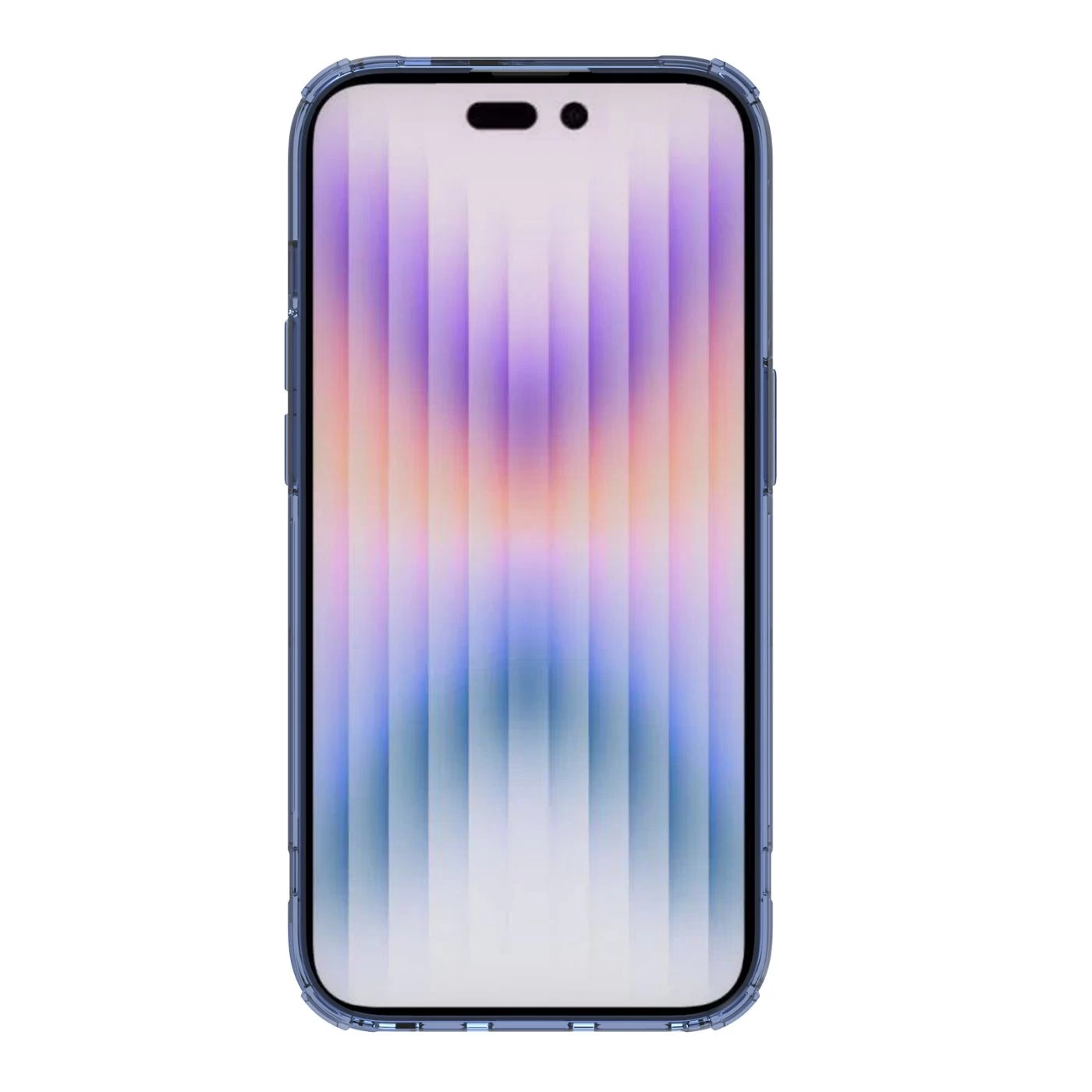 Apple iPhone 14 Pro case translucent blue Nillkin TPU Magnetic
