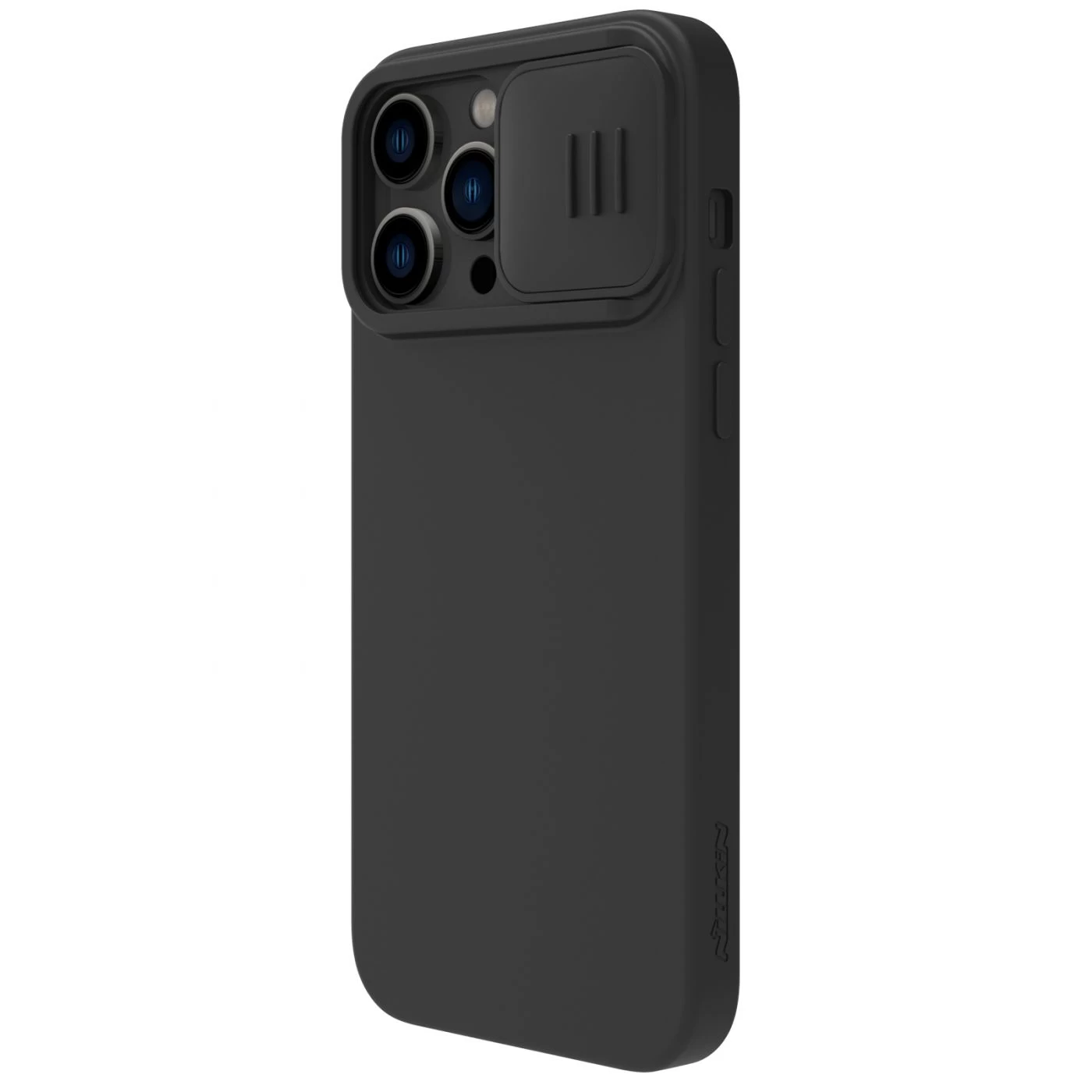 Apple iPhone 14 Pro skal svart Nillkin CamShield Silky Silicon