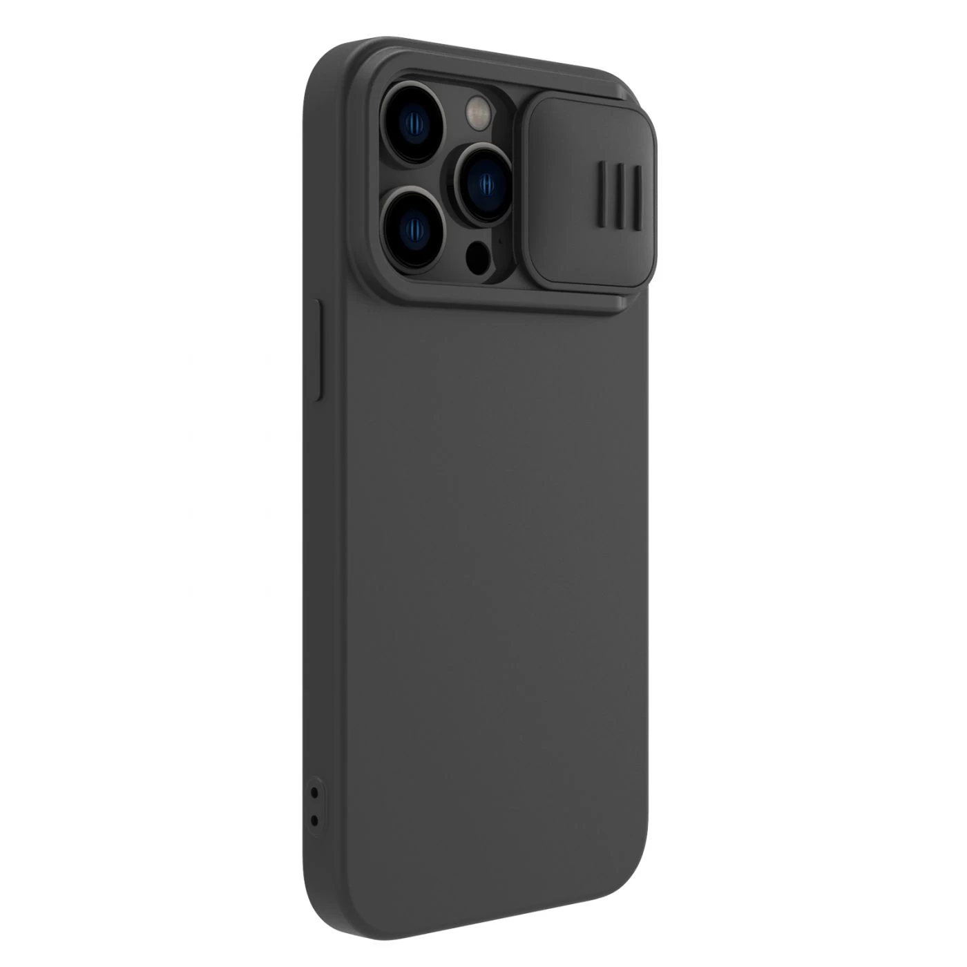 Apple iPhone 14 Pro skal svart Nillkin CamShield Silky Silicon