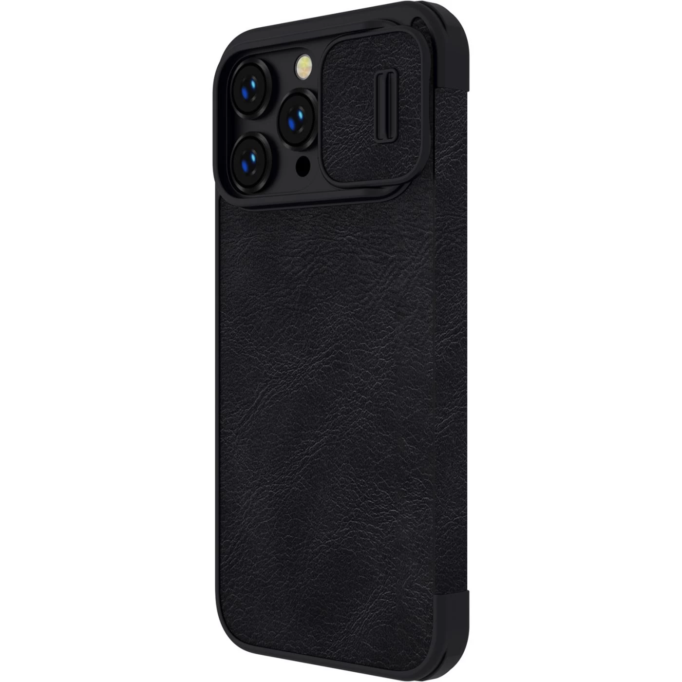 Apple iPhone 14 Pro fodral svart Nillkin Qin Leather