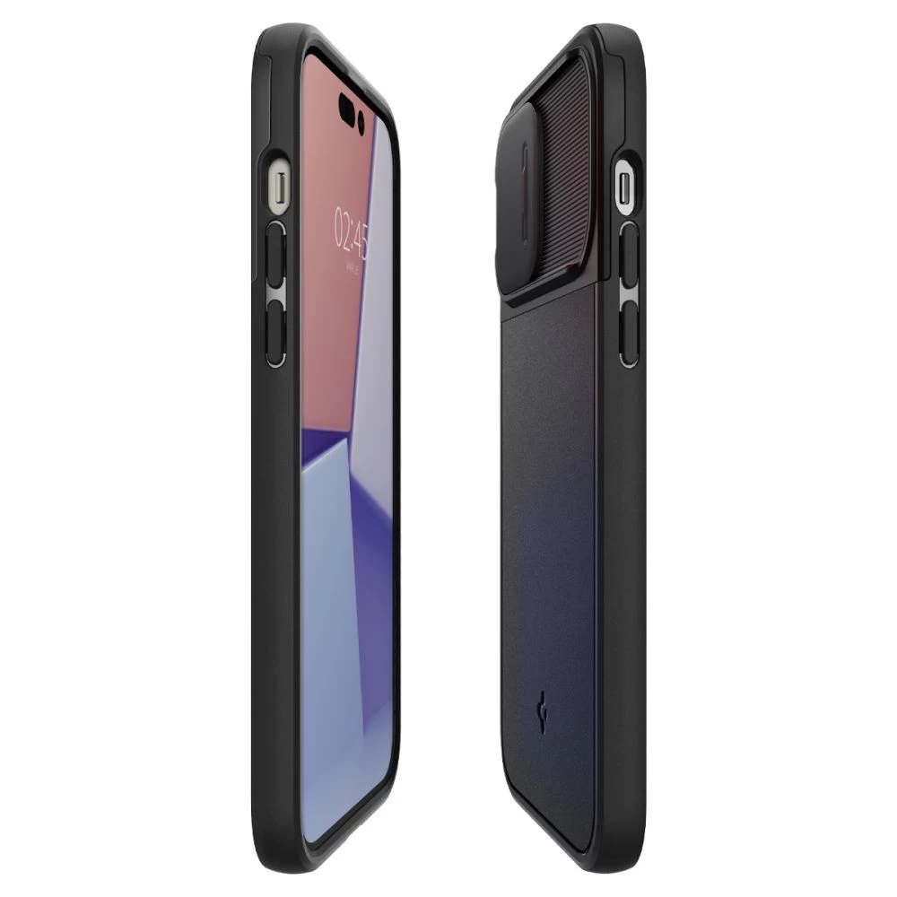 Apple iPhone 14 Pro skal svart SPIGEN OPTIK ARMOR MAG MAGSAFE