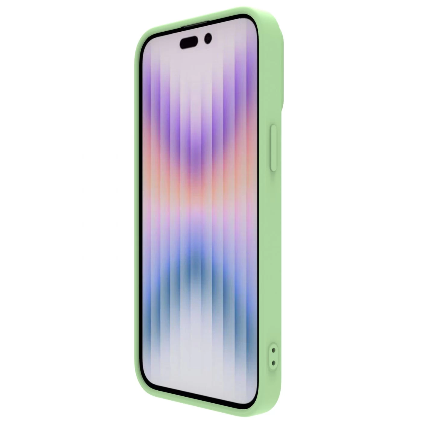 Apple iPhone 14 Pro skal grön Nillkin CamShield Silky Silicon