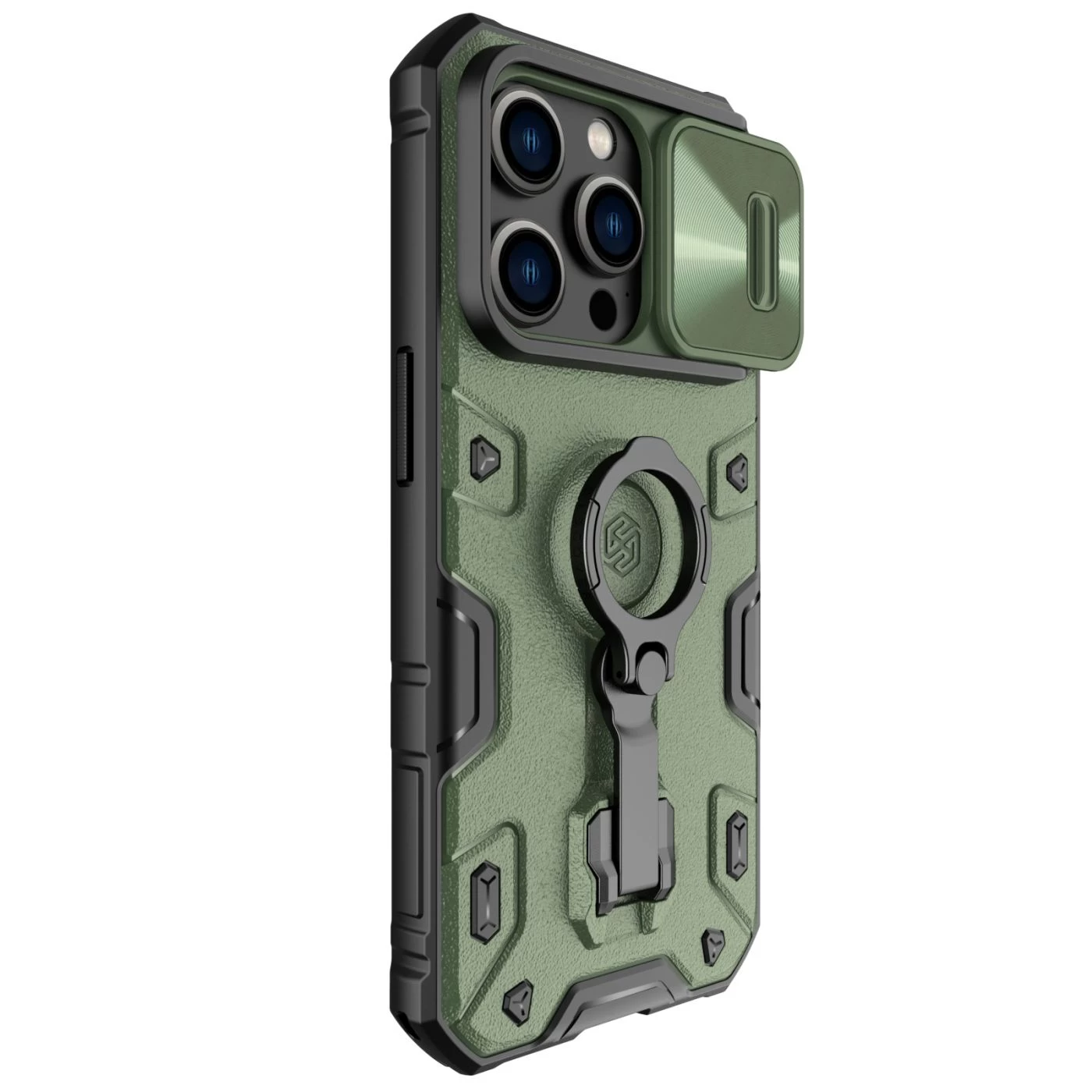 Apple iPhone 14 Pro skal grön Nillkin CamShield Armor