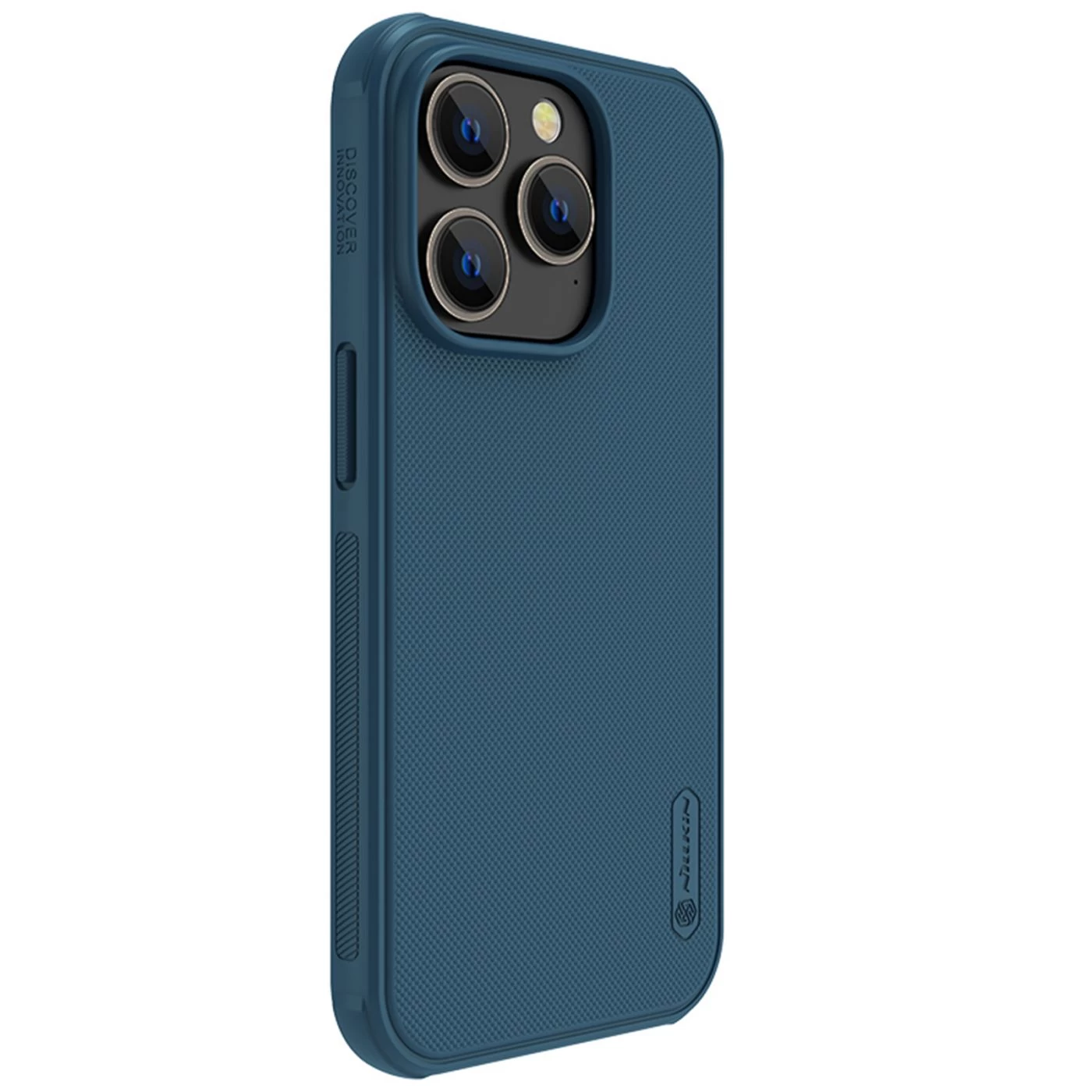 Apple iPhone 14 Pro vāciņš zils Nillkin Super Frosted Shield