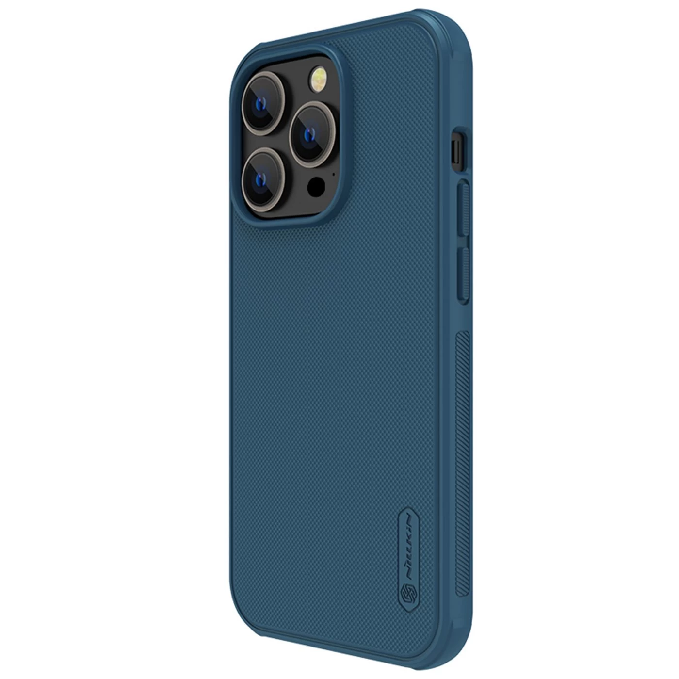Apple iPhone 14 Pro skal blå Nillkin Super Frosted Shield Magnetic