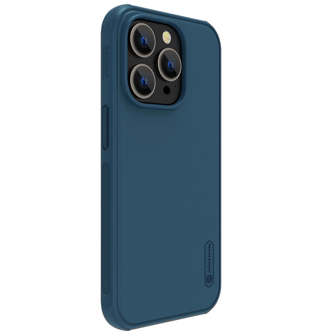 Apple iPhone 14 Pro skal blå Nillkin Super Frosted Shield Magnetic