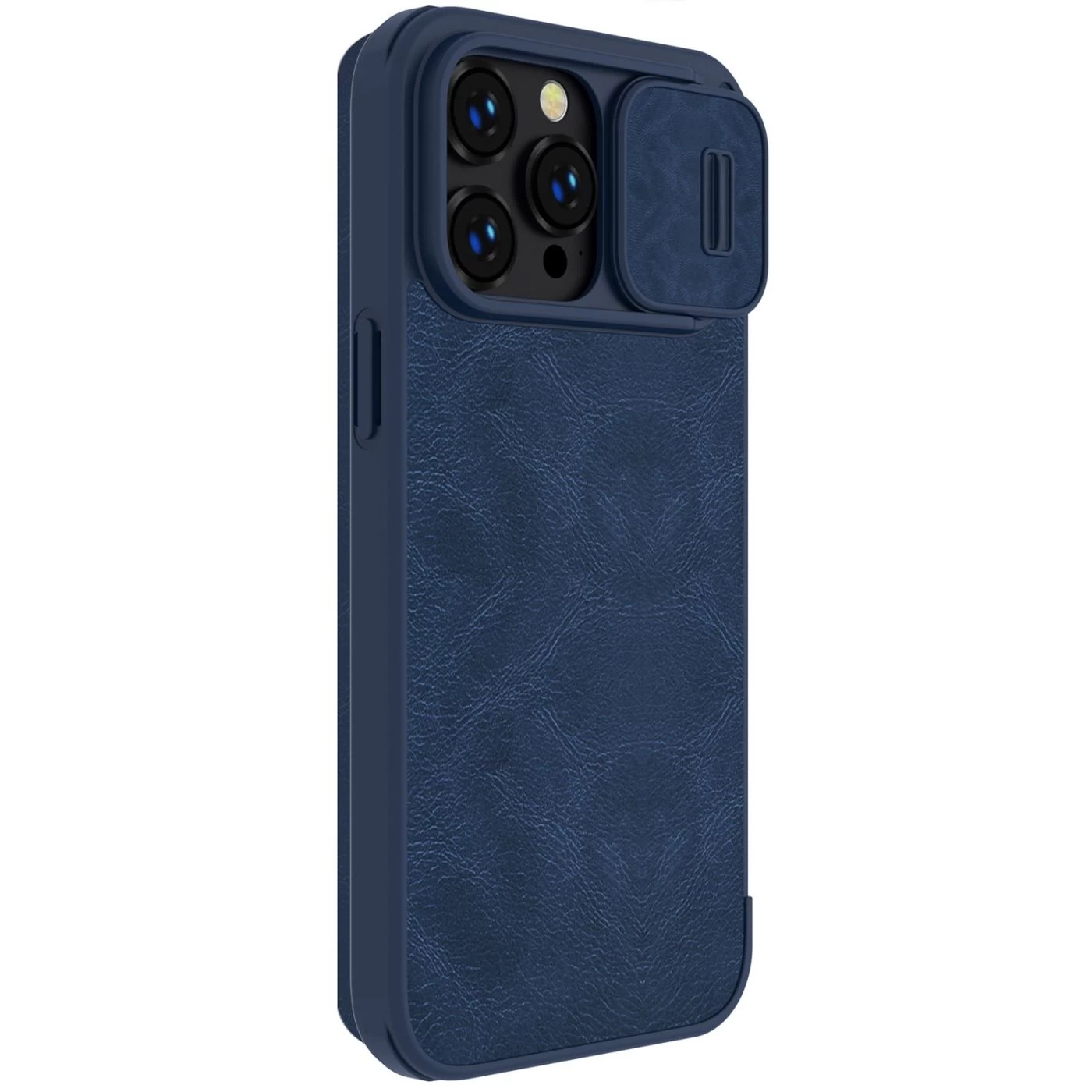 Apple iPhone 14 Pro maciņš zils Nillkin Qin Leather