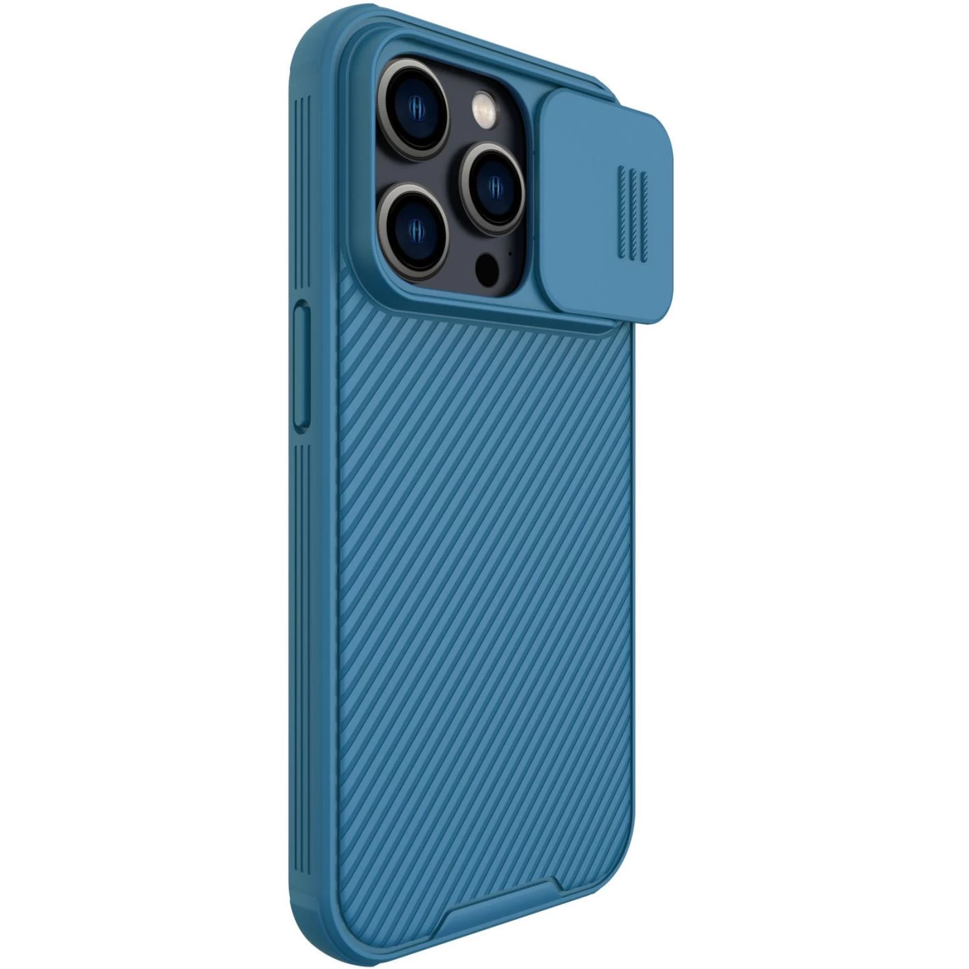 Apple iPhone 14 Pro skal blå Nillkin CamShield