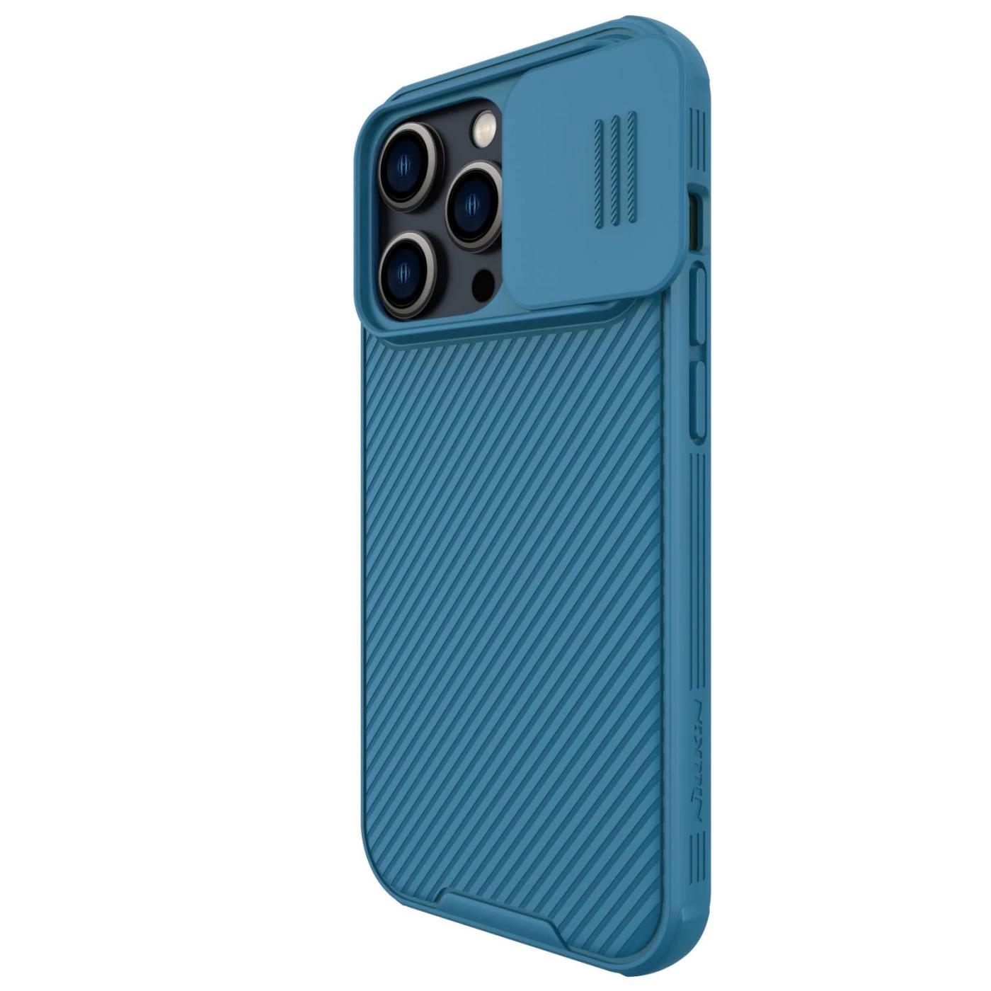 Apple iPhone 14 Pro skal blå Nillkin CamShield