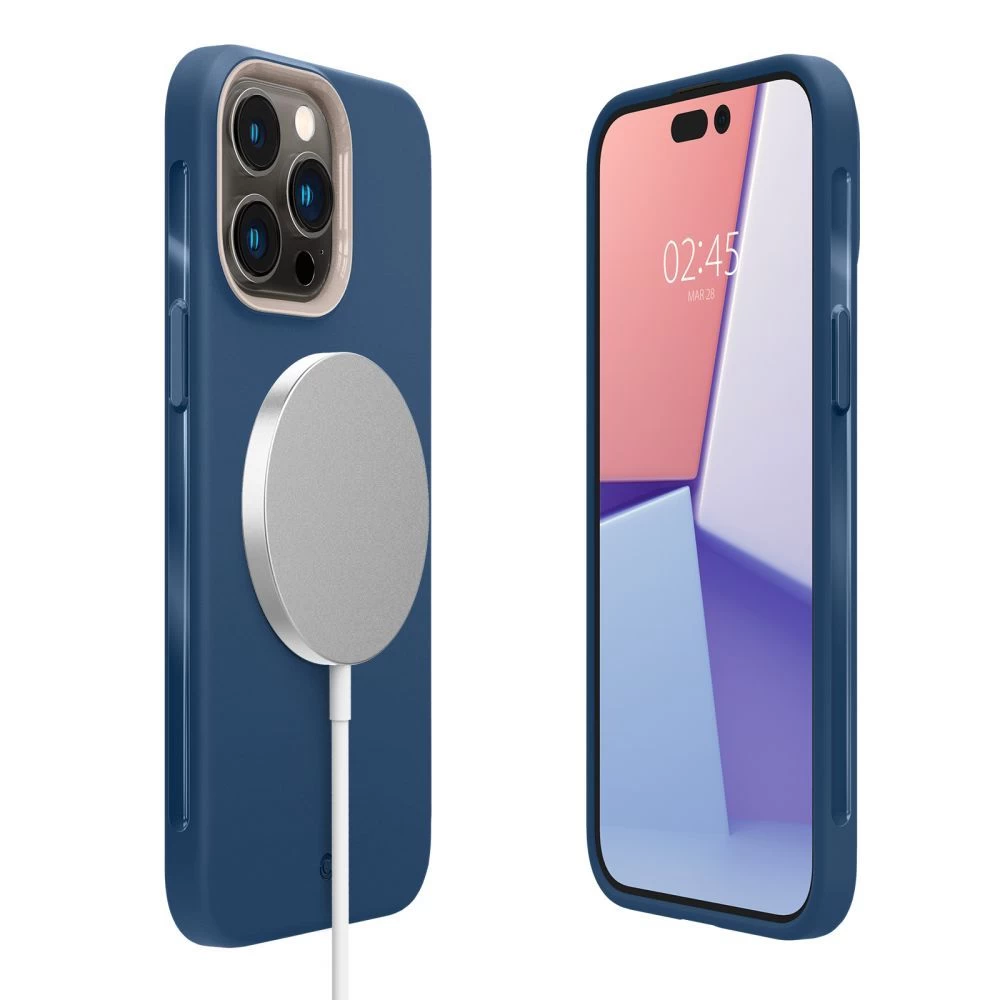 Apple iPhone 14 Pro skal blå SPIGEN CYRILL ULTRA Color Mag Magsafe