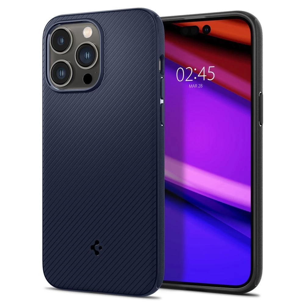 Apple iPhone 14 Pro case blue SPIGEN MAG ARMOR