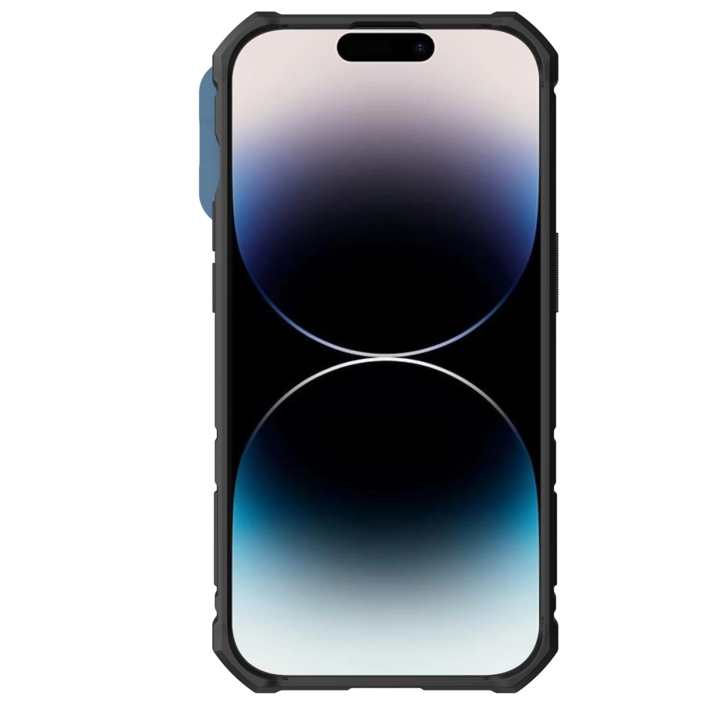 Apple iPhone 14 Pro case blue Nillkin CamShield Armor Magnetic
